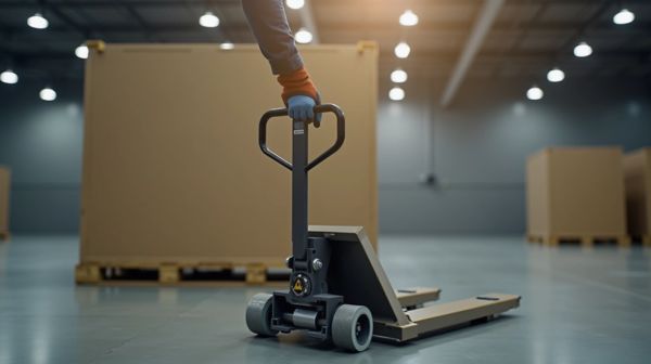 Utiliser un transpalette manuel pour une manutention efficace